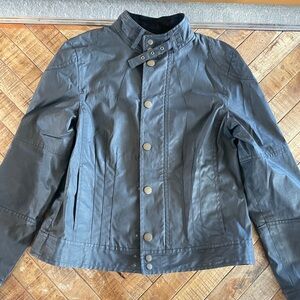 Banana Republic Jacket Womens Petite Medium Waxed